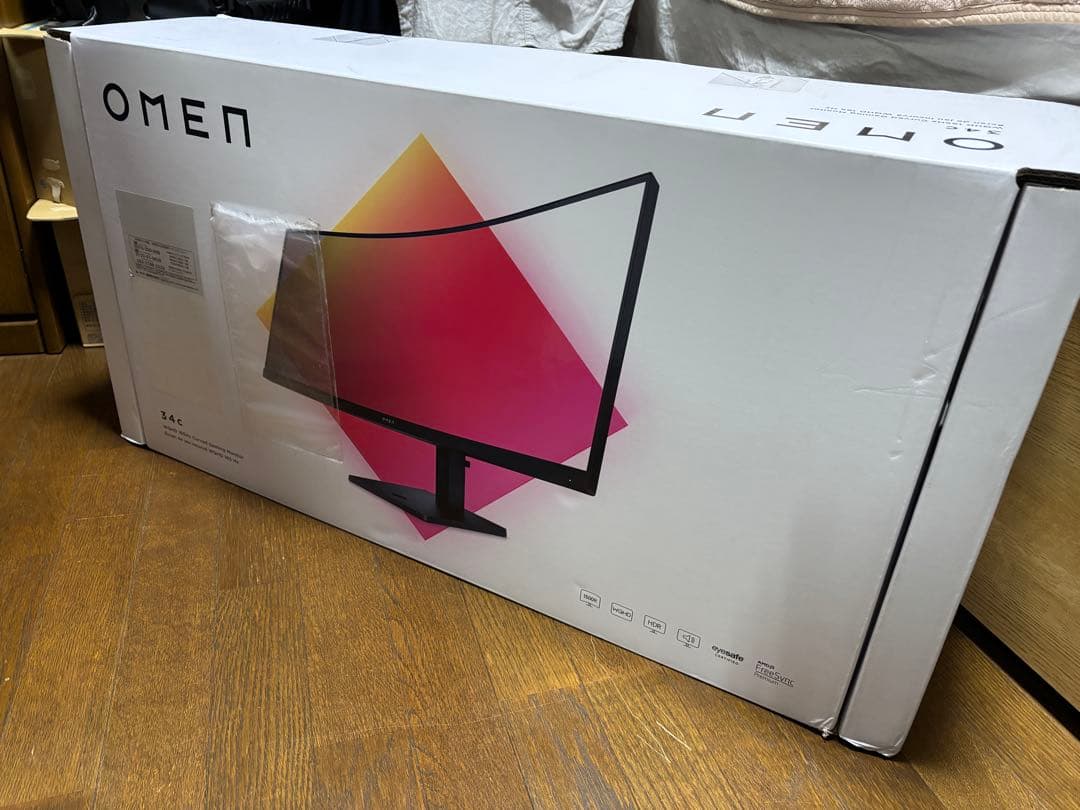 HP OMEN 34c 165Hz UWQHD ウルトラワイドディスプレイ