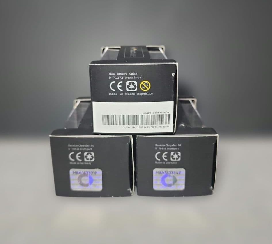 ブッシュ　スマート　ディスプレイモデル 1/87スケール　３個セット