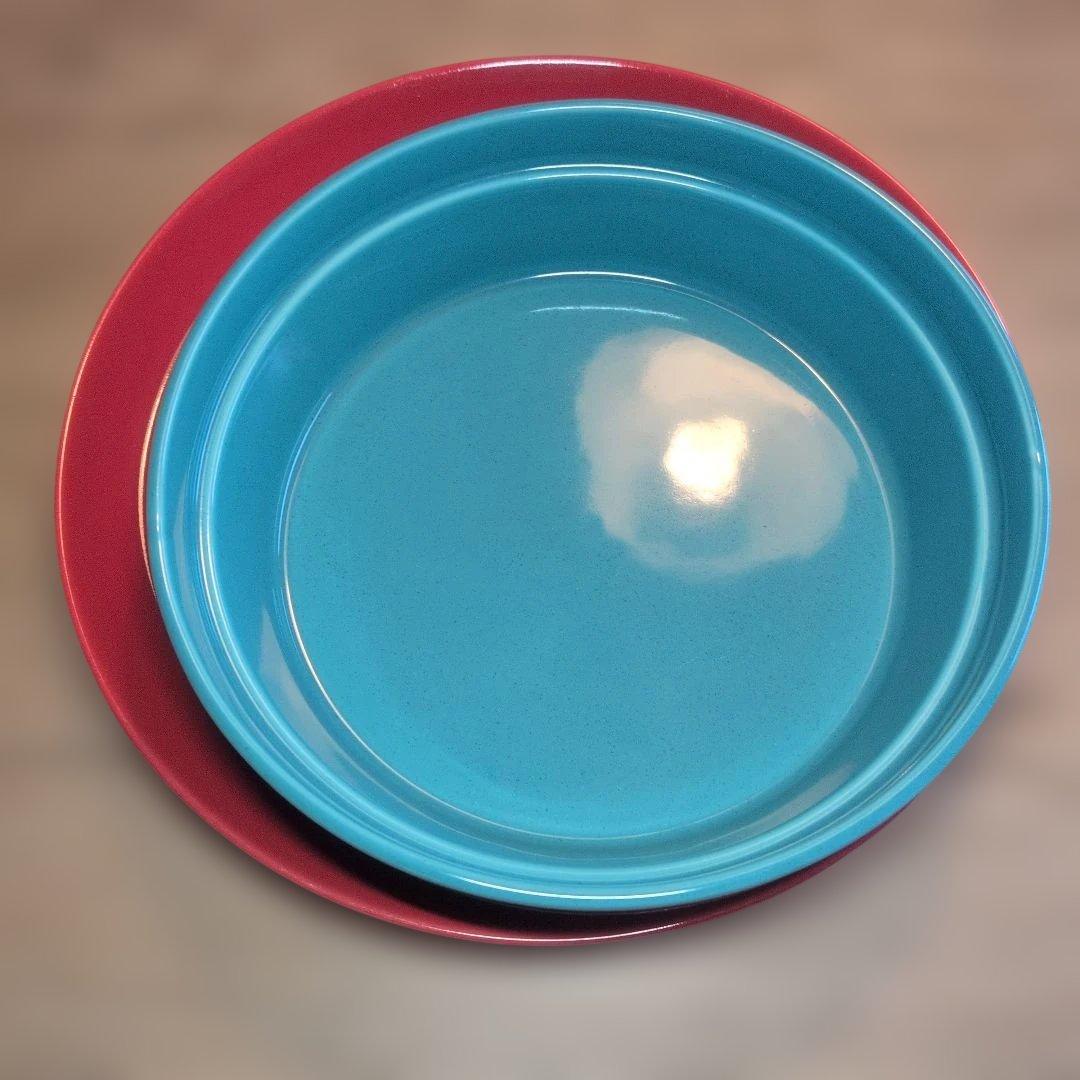 廃盤　波佐見焼　マルヒロ　プレート＆深皿　セット