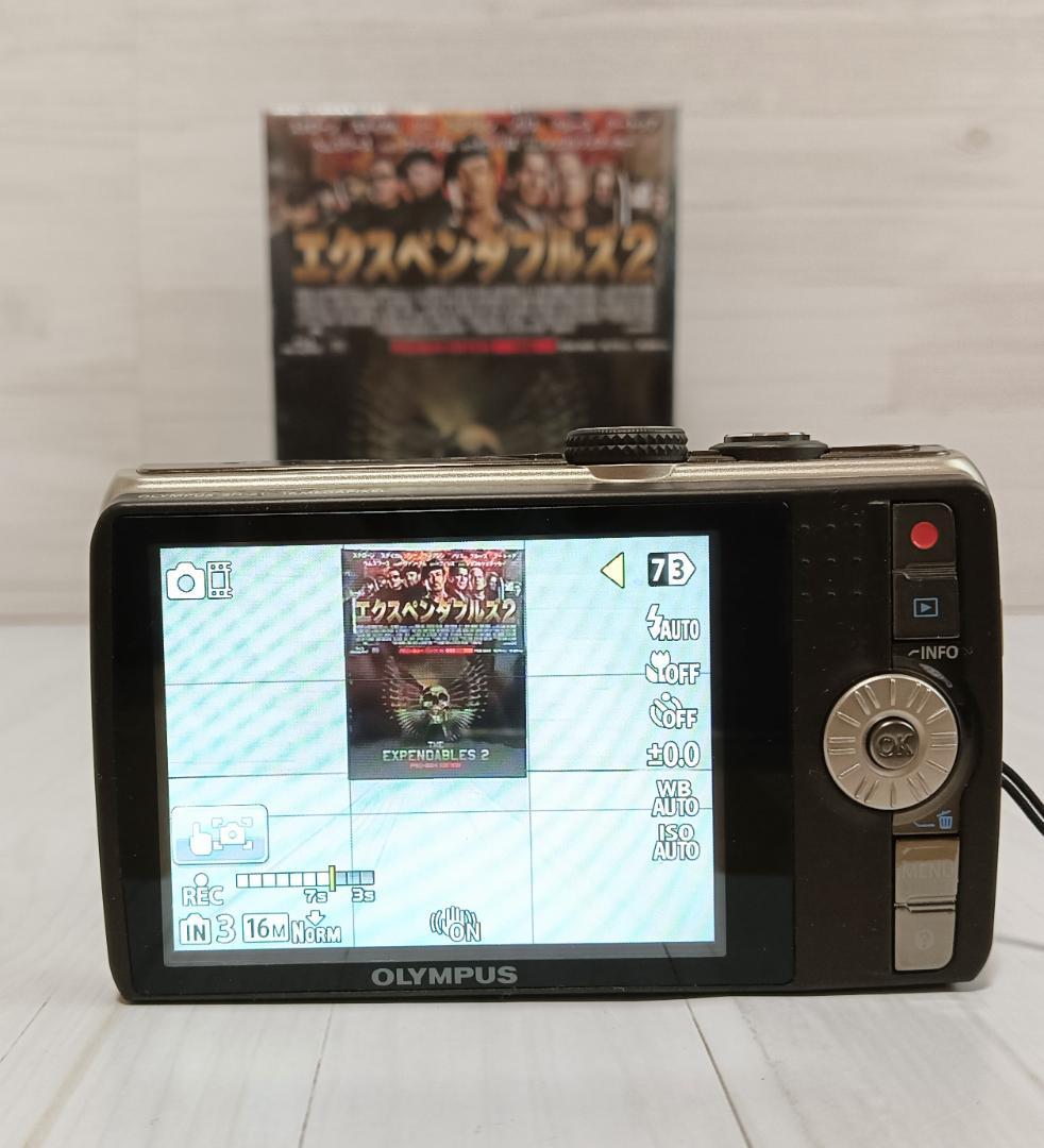 【動作確認済】希少 OLYMPUS SH-21 シルバー 16メガピクセル