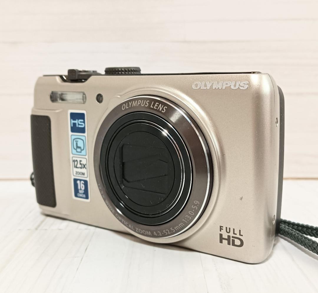 【動作確認済】希少 OLYMPUS SH-21 シルバー 16メガピクセル