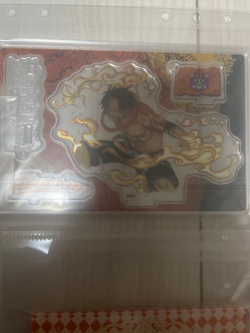 ONE PIECE エース　誕生日　アクリルスタンド、缶バッジセット