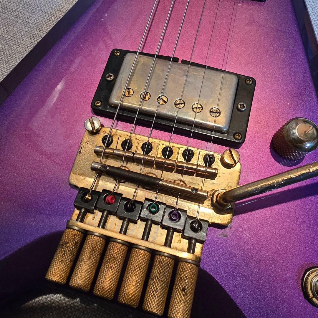 84年製 Greco TUSK GTV-60 パープル フライングV