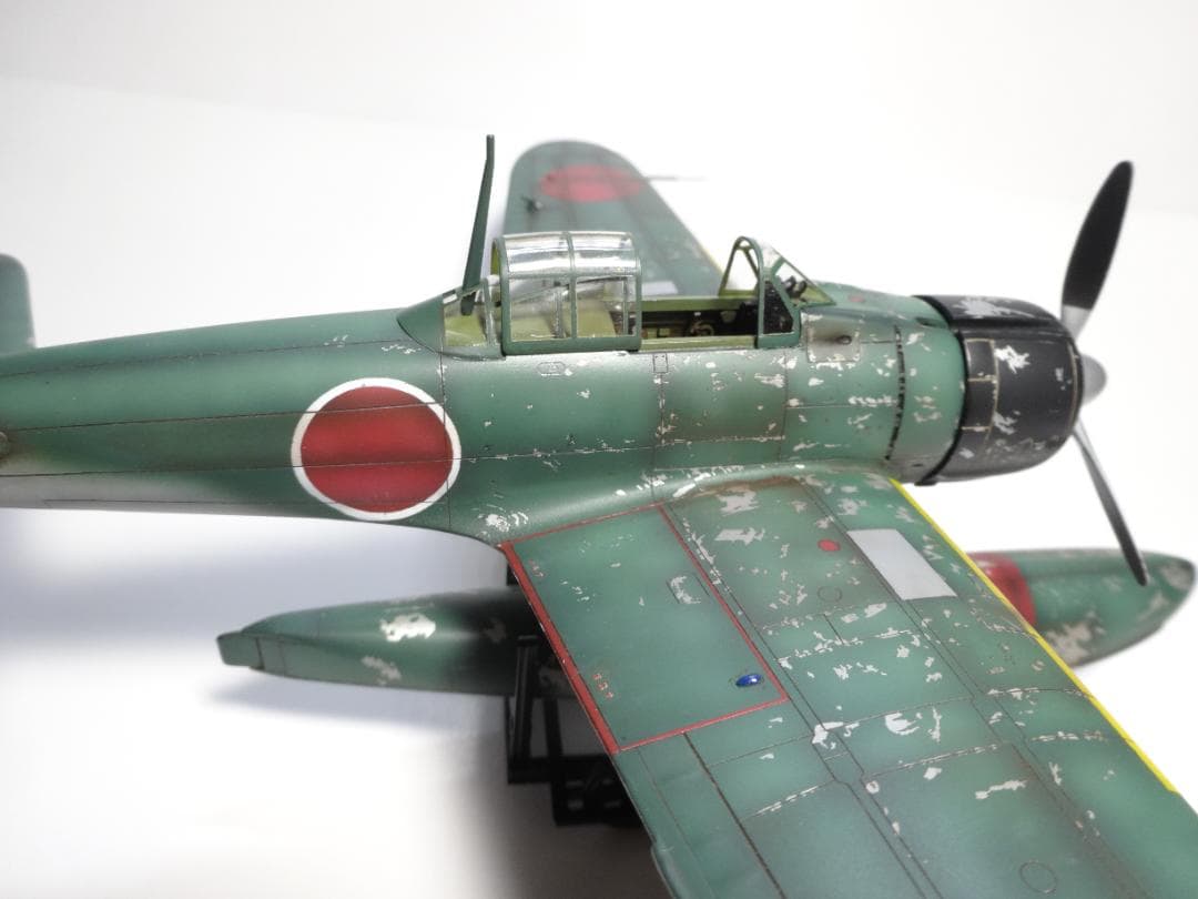 ハセガワ1/48旧日本海軍「二式水上戦闘機」完成品