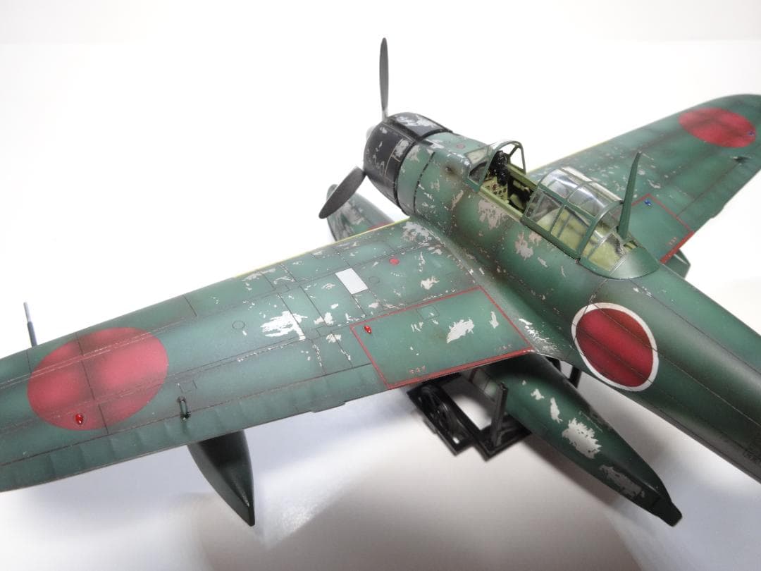 ハセガワ1/48旧日本海軍「二式水上戦闘機」完成品