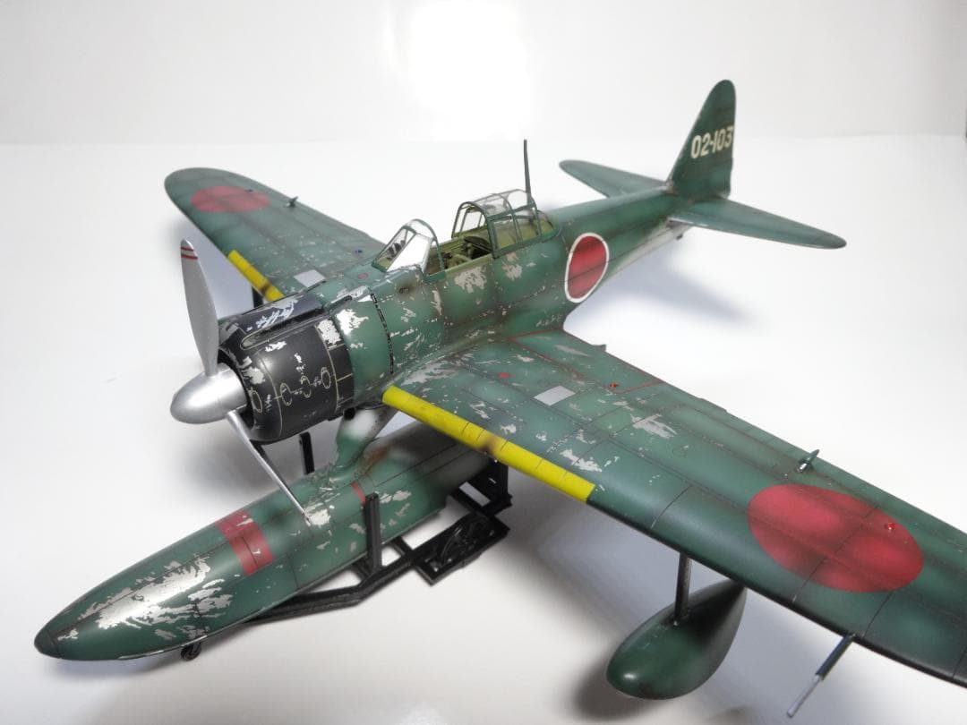 ハセガワ1/48旧日本海軍「二式水上戦闘機」完成品