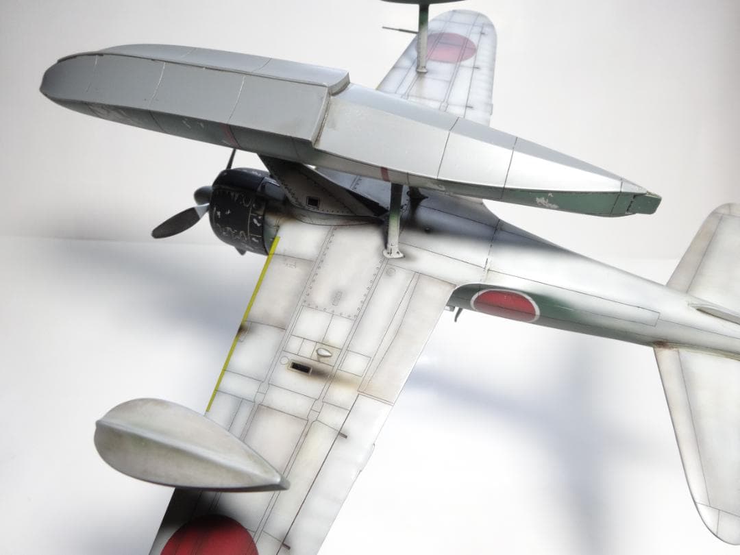 ハセガワ1/48旧日本海軍「二式水上戦闘機」完成品