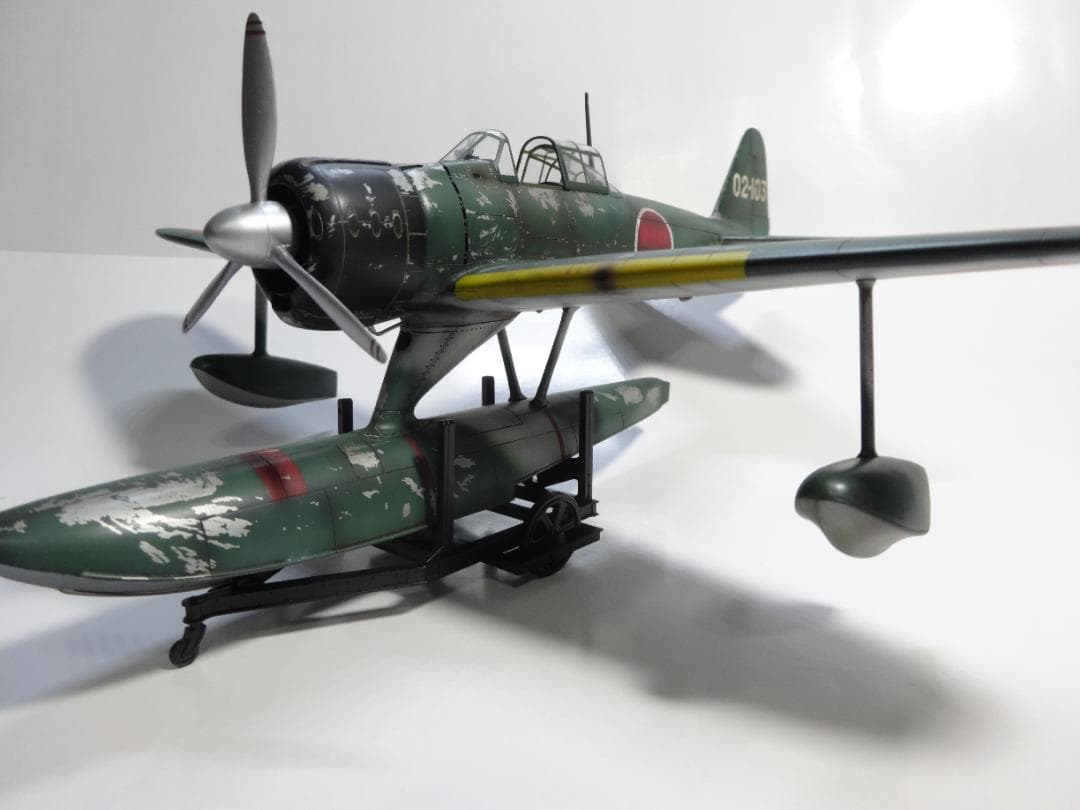 ハセガワ1/48旧日本海軍「二式水上戦闘機」完成品