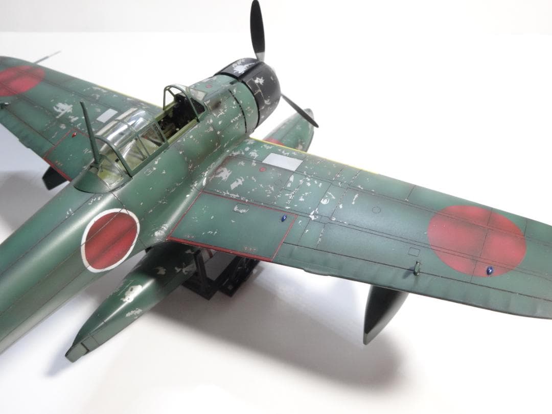 ハセガワ1/48旧日本海軍「二式水上戦闘機」完成品