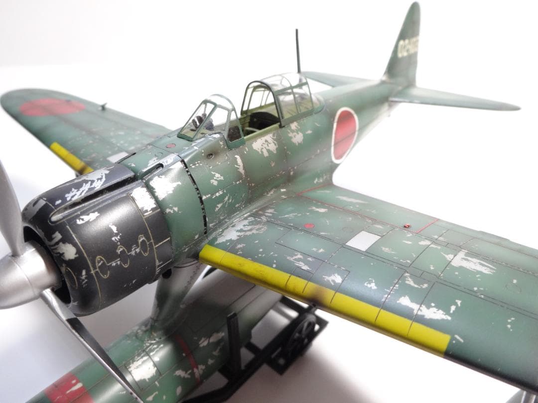 ハセガワ1/48旧日本海軍「二式水上戦闘機」完成品