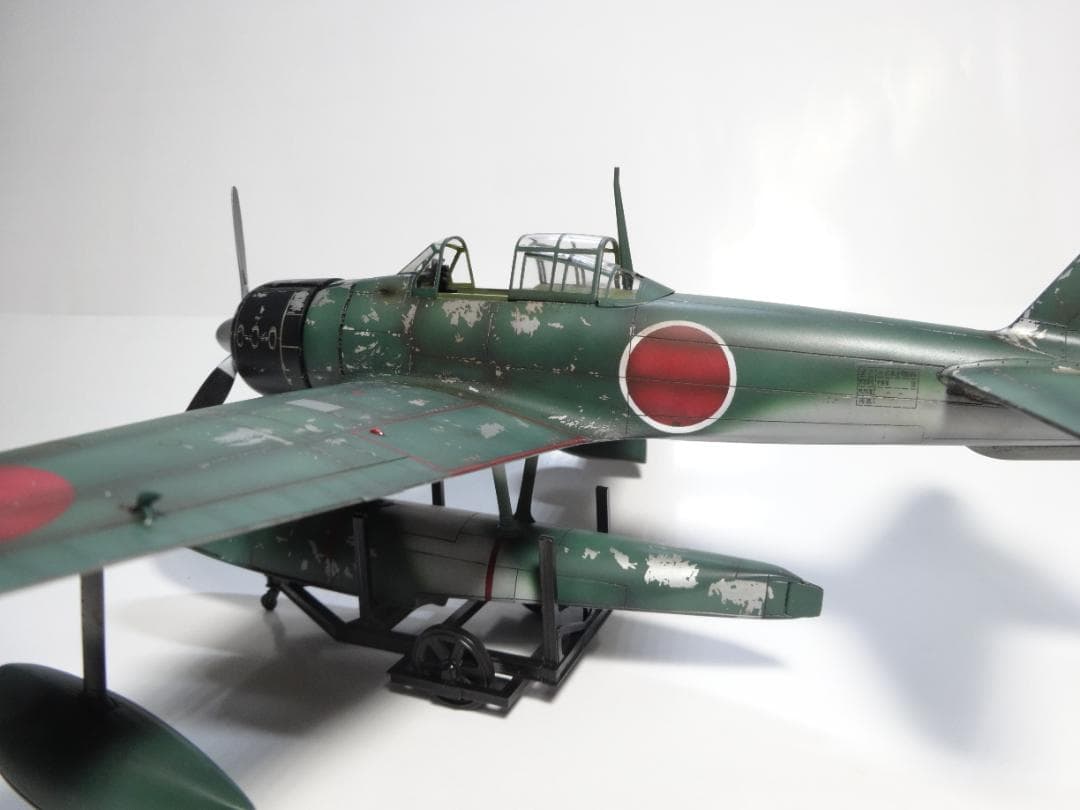 ハセガワ1/48旧日本海軍「二式水上戦闘機」完成品