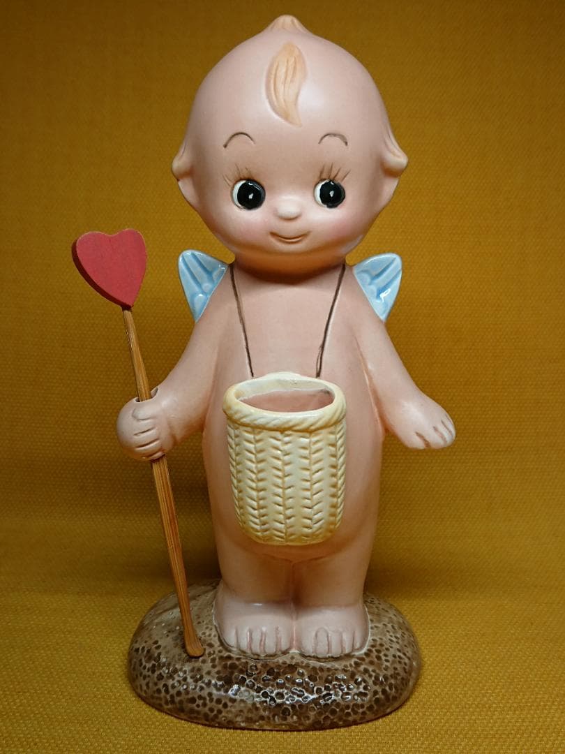 人形　天使　陶器　彫像　オブジェ　置物　インテリア　工芸品　美術品　A3313