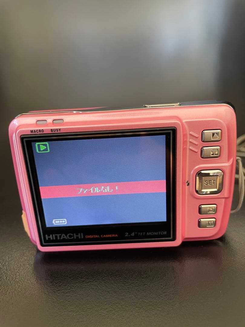 希少！平成レトロ！可愛ィ！入手困難 HITACHI デジカメ ラインストーン