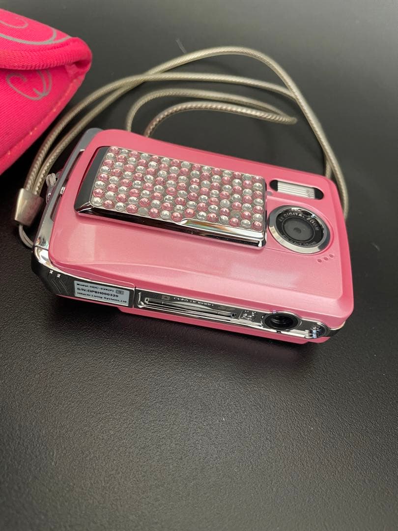 希少！平成レトロ！可愛ィ！入手困難 HITACHI デジカメ ラインストーン