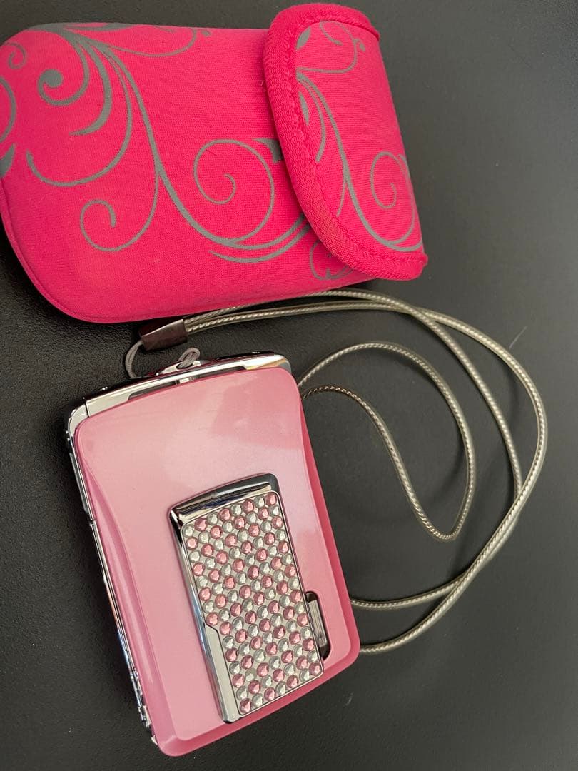 希少！平成レトロ！可愛ィ！入手困難 HITACHI デジカメ ラインストーン