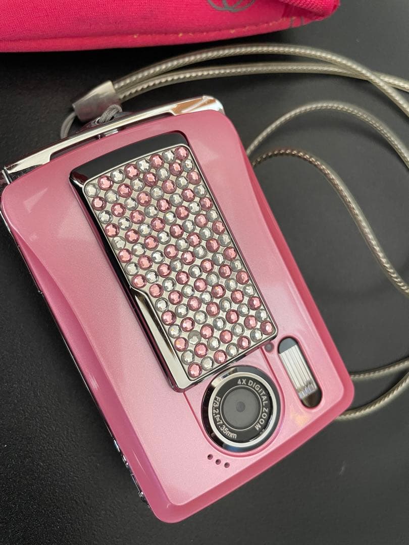 希少！平成レトロ！可愛ィ！入手困難 HITACHI デジカメ ラインストーン