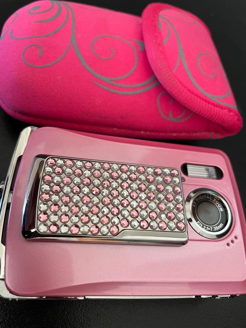 希少！平成レトロ！可愛ィ！入手困難 HITACHI デジカメ ラインストーン