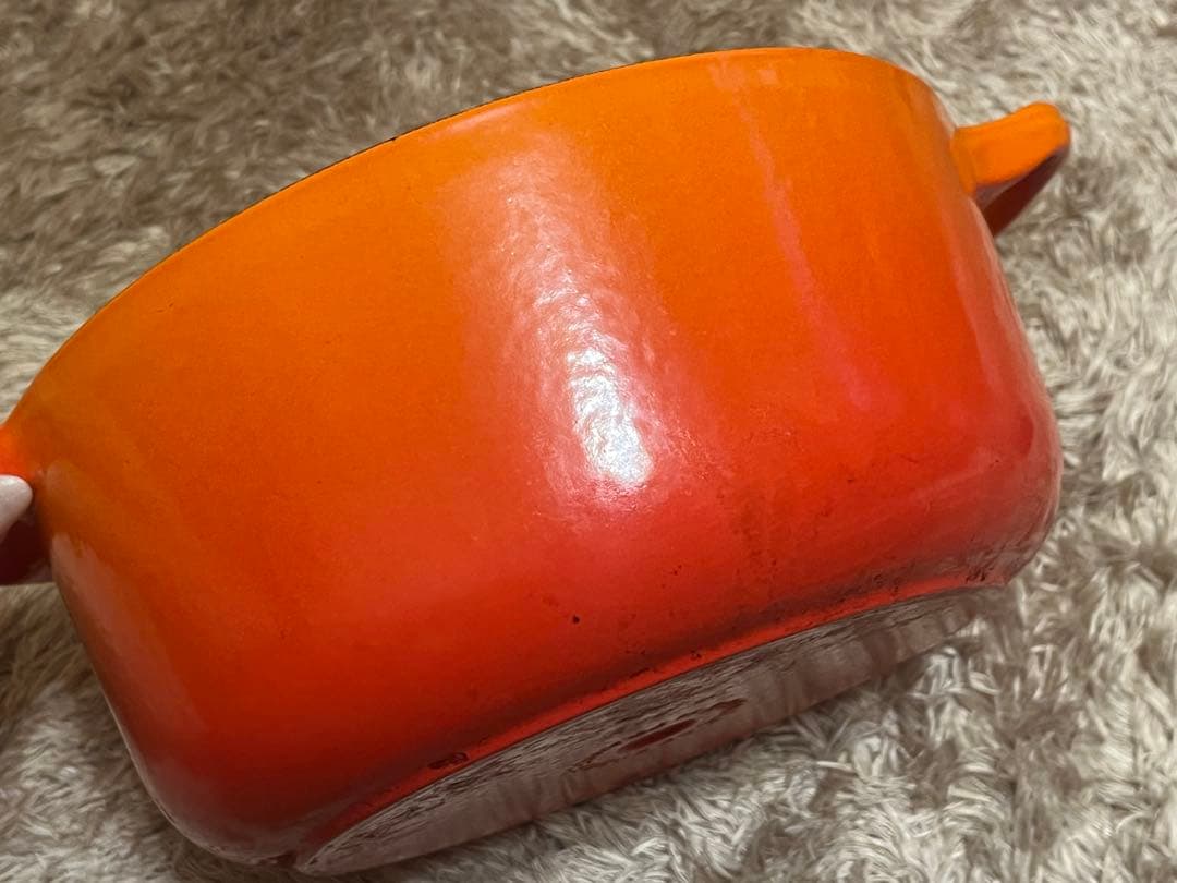 LE CREUSET ル・クルーゼ オレンジ 20cm両手鍋