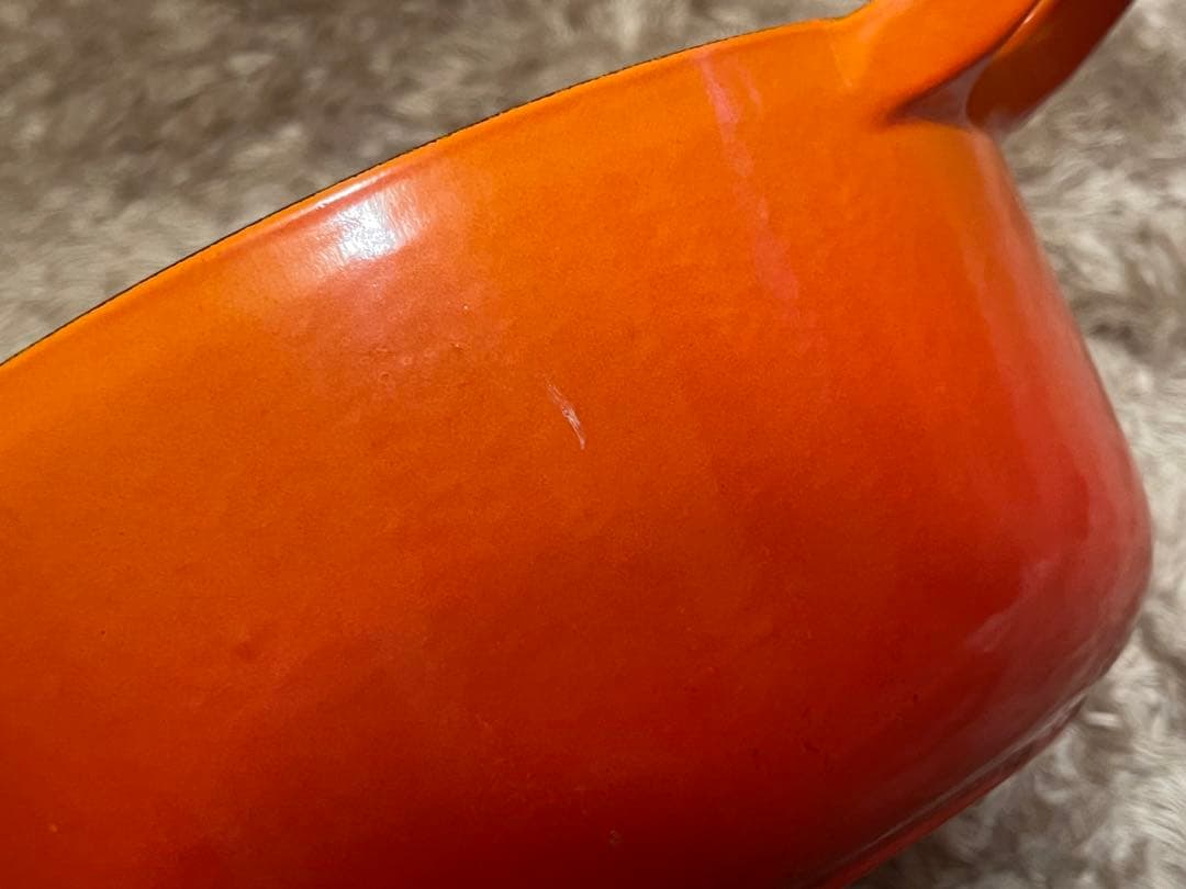 LE CREUSET ル・クルーゼ オレンジ 20cm両手鍋