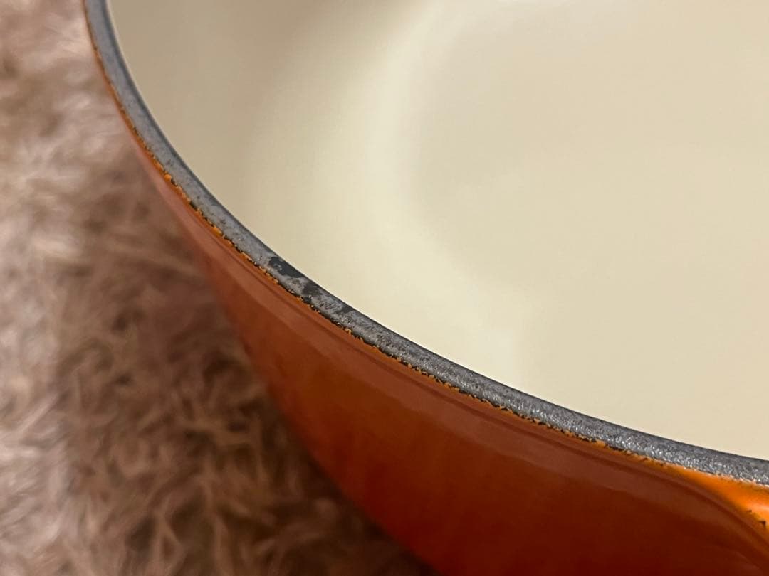 LE CREUSET ル・クルーゼ オレンジ 20cm両手鍋