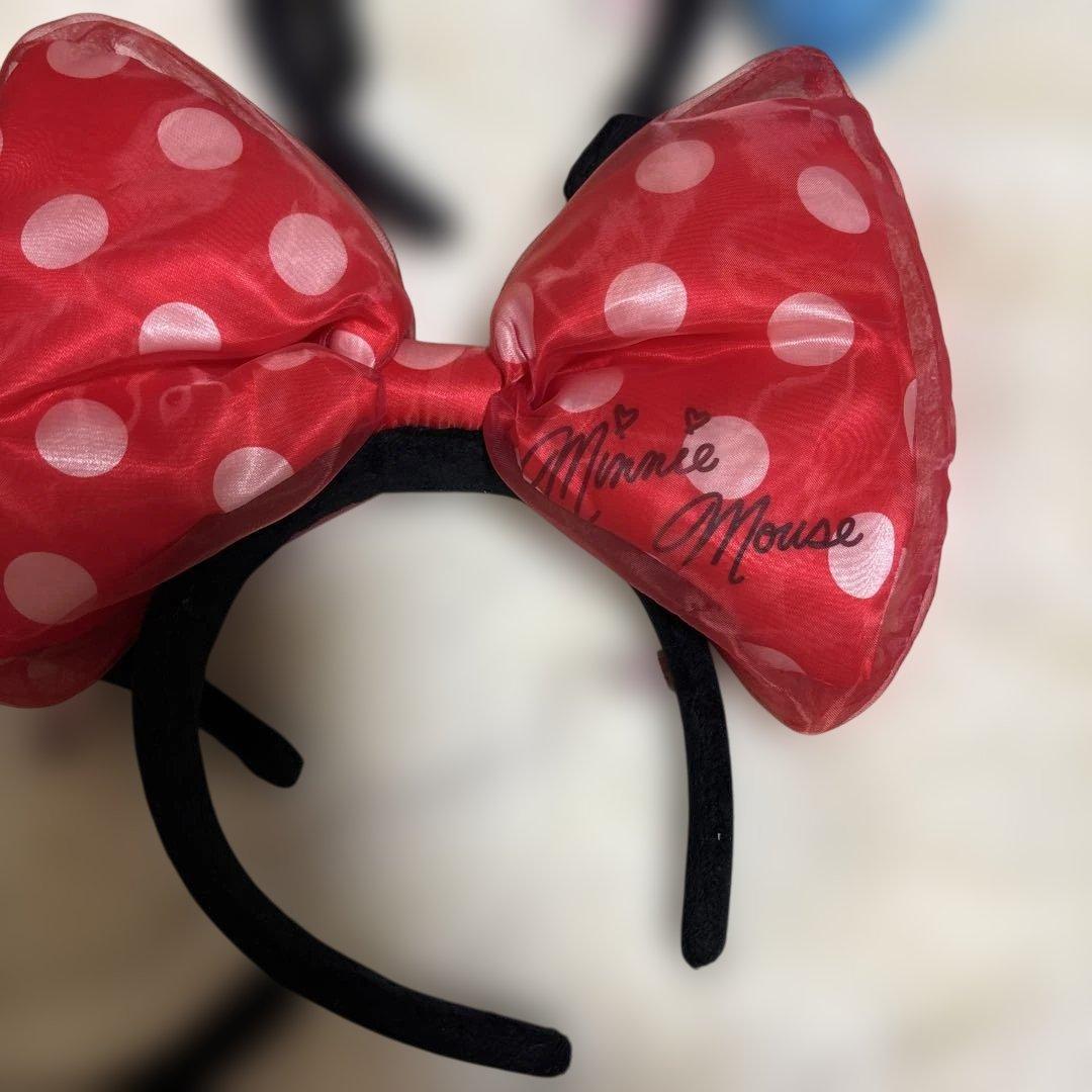 東京ディズニーリゾート　ミニー　水玉　ビッグリボンカチューシャ　5色セット