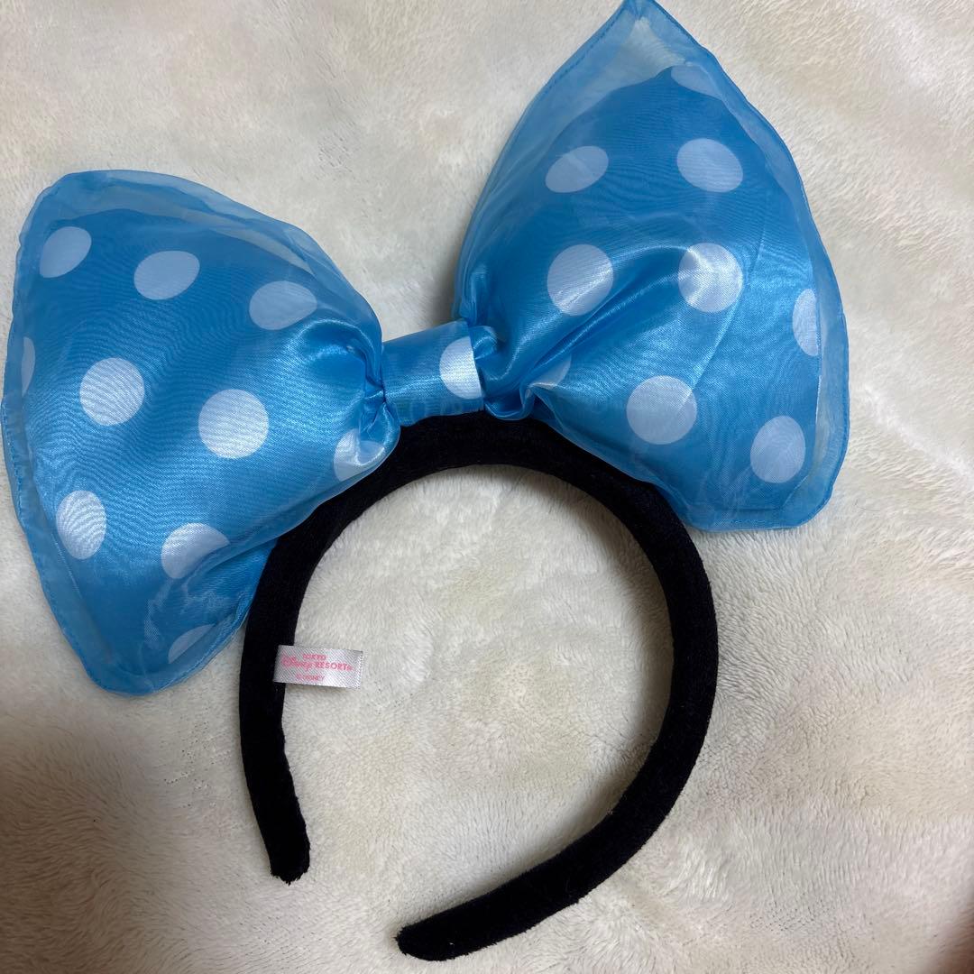 東京ディズニーリゾート　ミニー　水玉　ビッグリボンカチューシャ　5色セット