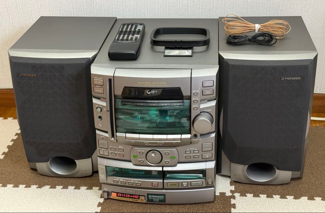 【完動品】パイオニア 25＋1-DISC CD PLAYERコンポ X-MDJ