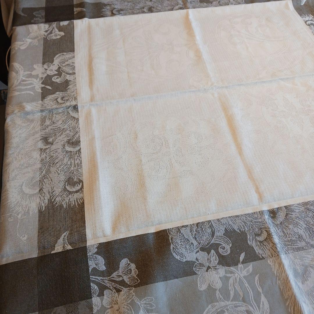 未使用 LE JACQUARD FRANÇAIS テーブルクロス約119×122