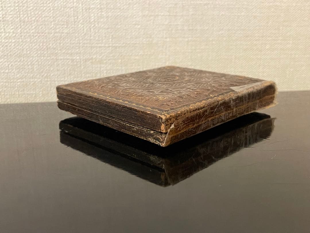 アンティークフォト　アンブロタイプ　 ハンサムな若者　フルケース付き