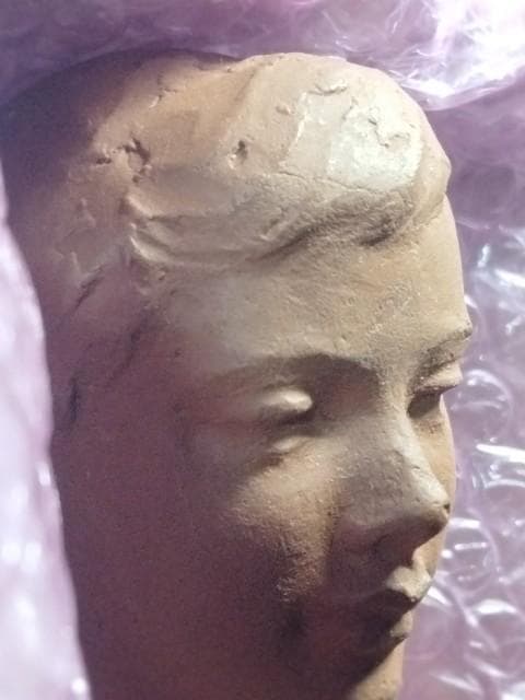 山本稚彦 さわやかな朝 裸婦像 日展評議員 46.5cm 置温