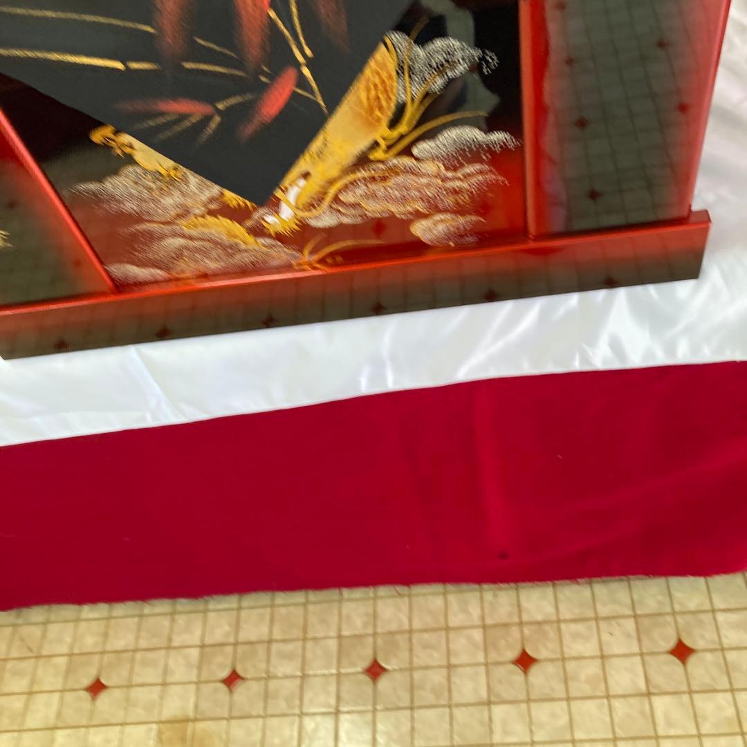 収納型着用兜飾り　ゴールドハヤブサ25号