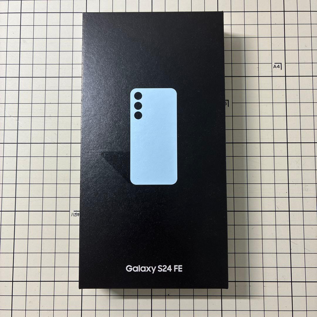 Galaxy S24 FE ブルー　SPIGEN ガラスフィルム・ケース付き