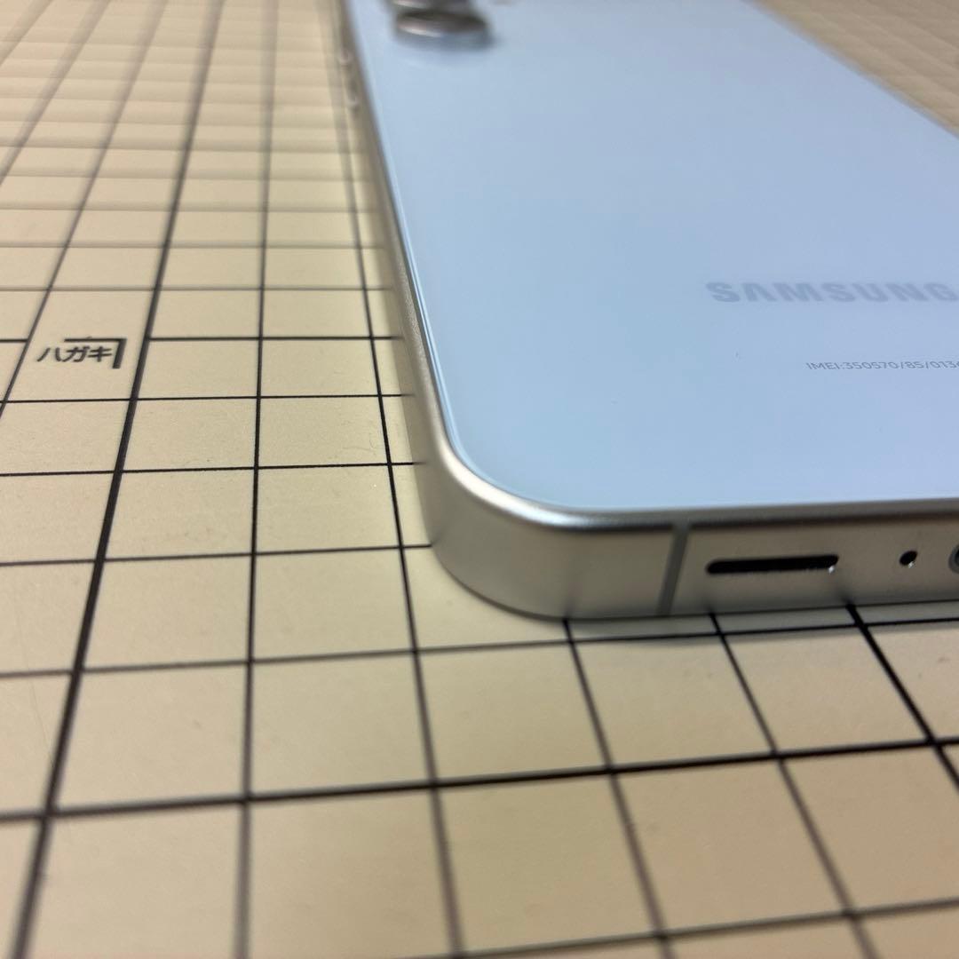 Galaxy S24 FE ブルー　SPIGEN ガラスフィルム・ケース付き