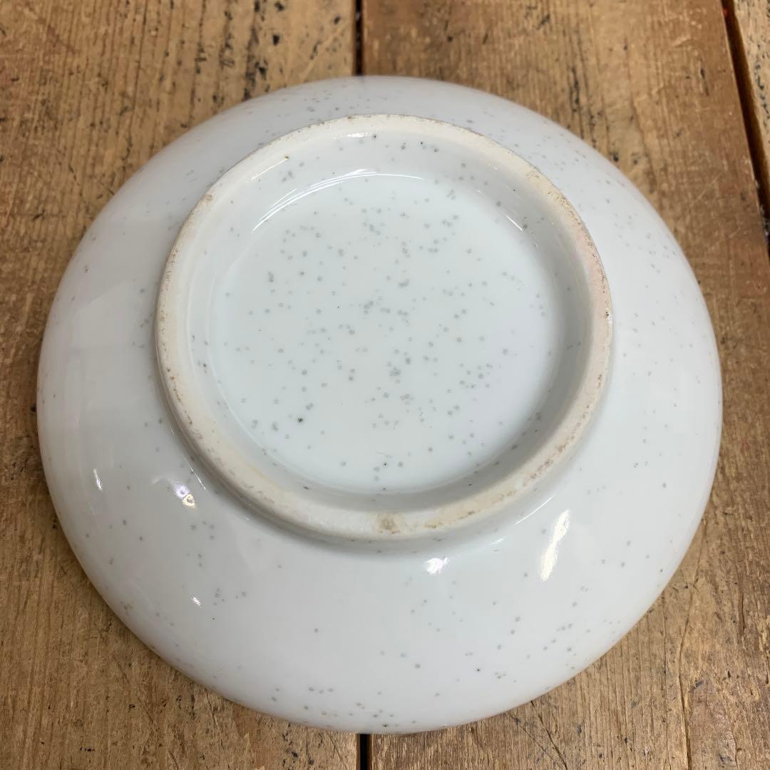 ベ 【美品】ドット縁 浅鉢 小皿 5枚セット 13cm 和食器