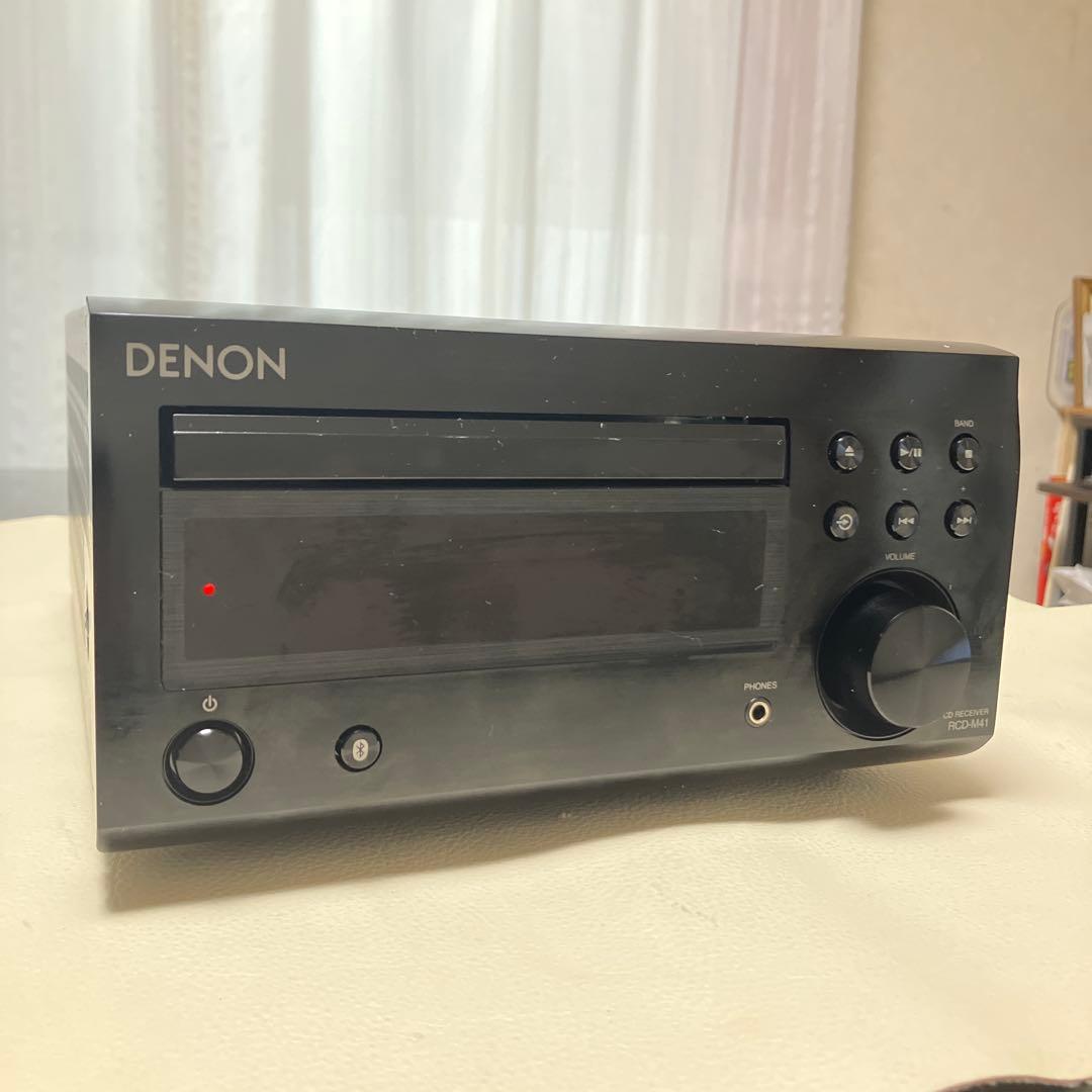 DENON CDレシーバー RCD-M41K 整備動作品2019年製S/N711