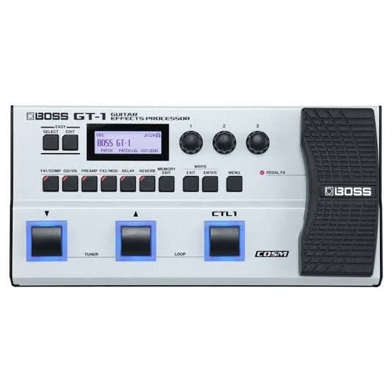 BOSS GT-1 ホワイト 液晶保護フィルム付き
