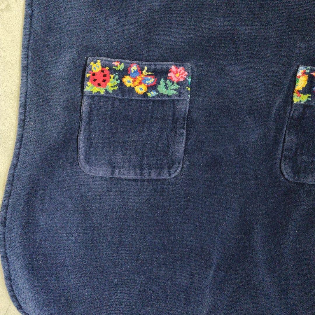 学校フェイラー　ネイビー　エプロン