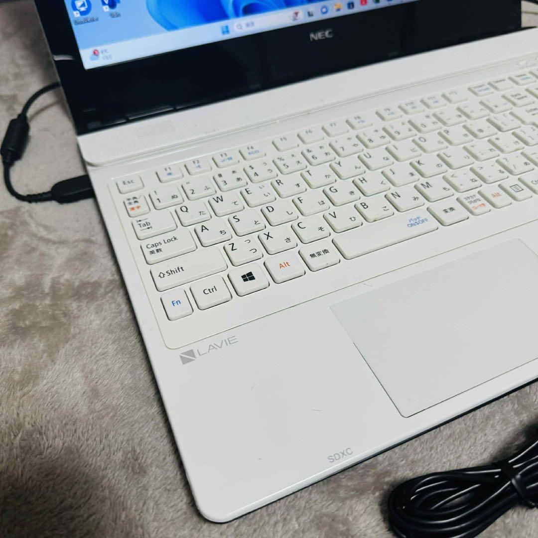 S289 NECノートパソコンWEBカメラSSD高速Windows11オフィス付