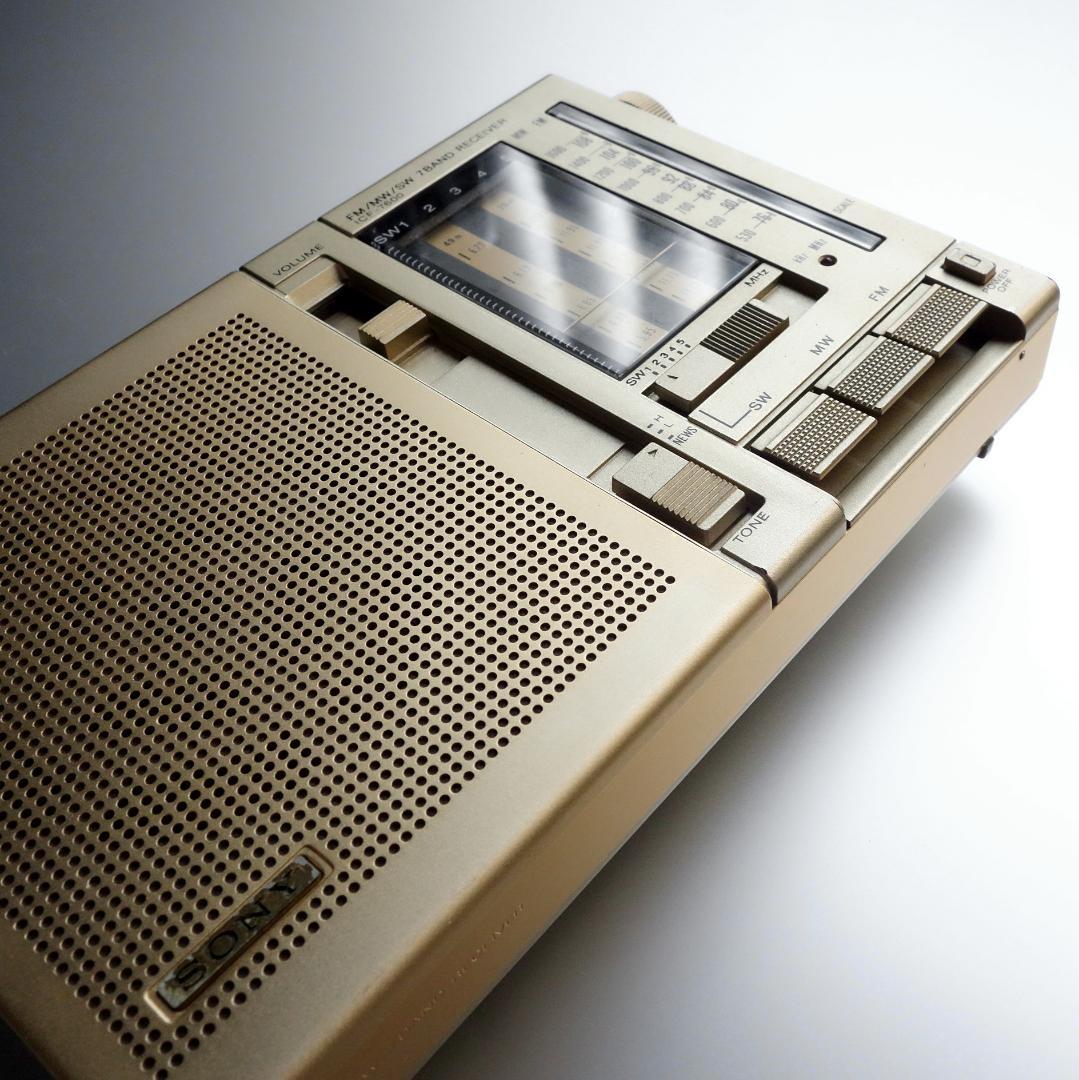【動作品】ICF-7600 ソニー ラジオ 超希少30万台記念 ヴィンテージ