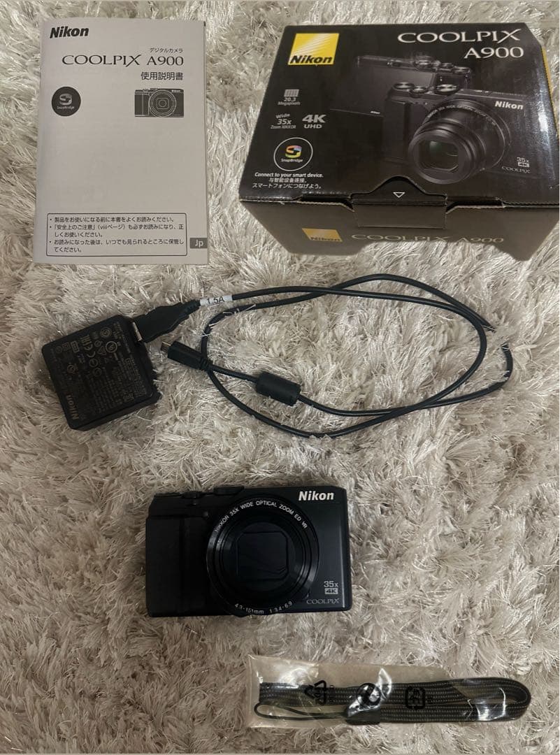 【極美品】Nikon COOLPIX A900 black デジタルカメラ