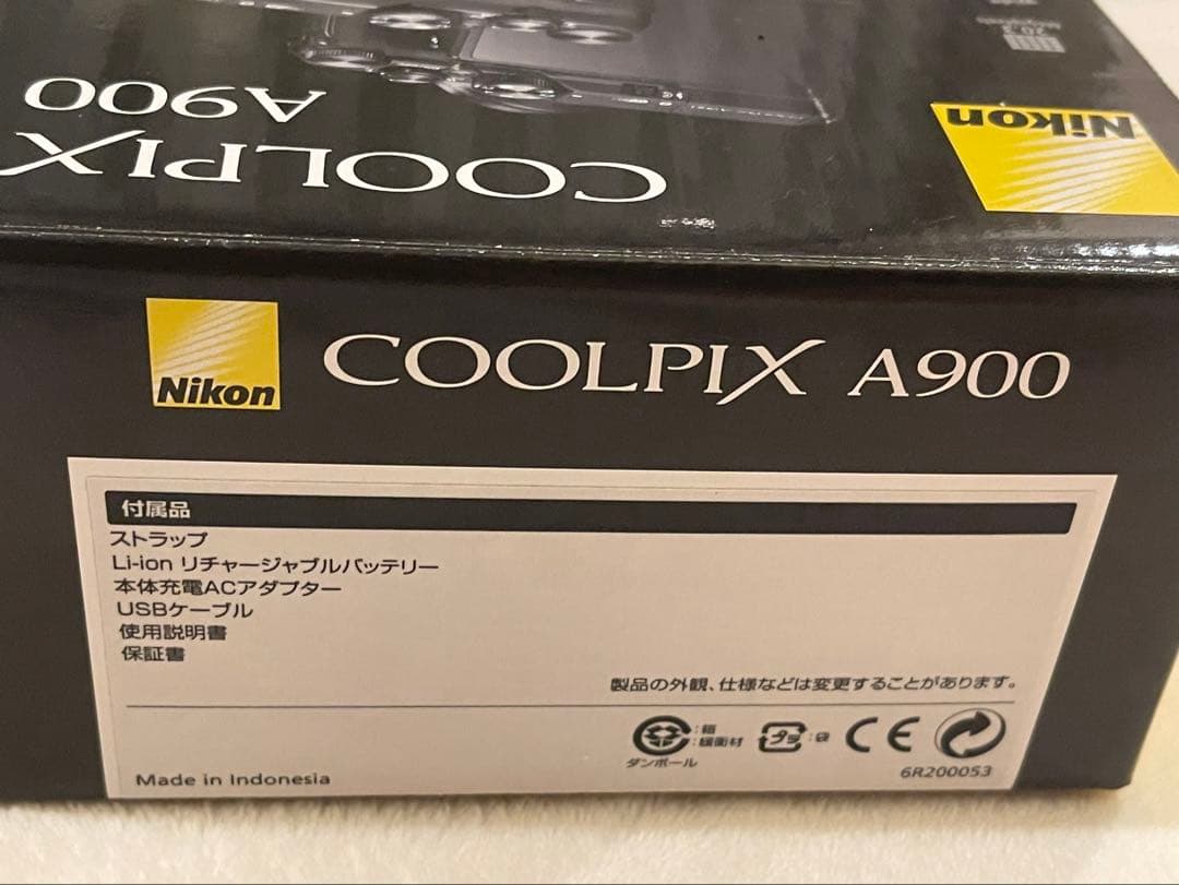 【極美品】Nikon COOLPIX A900 black デジタルカメラ