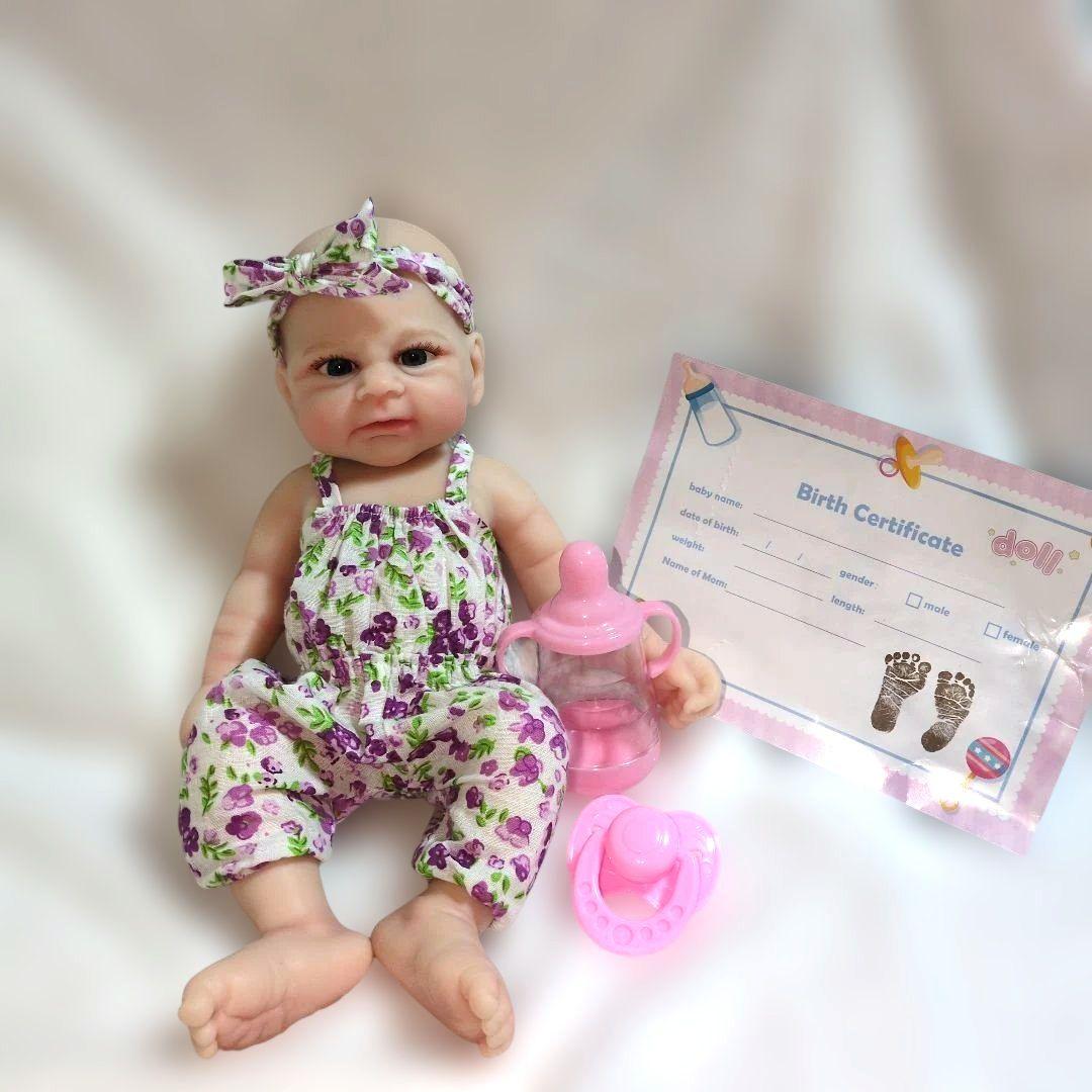 リボンドール❀フルシリコンベビー女の子