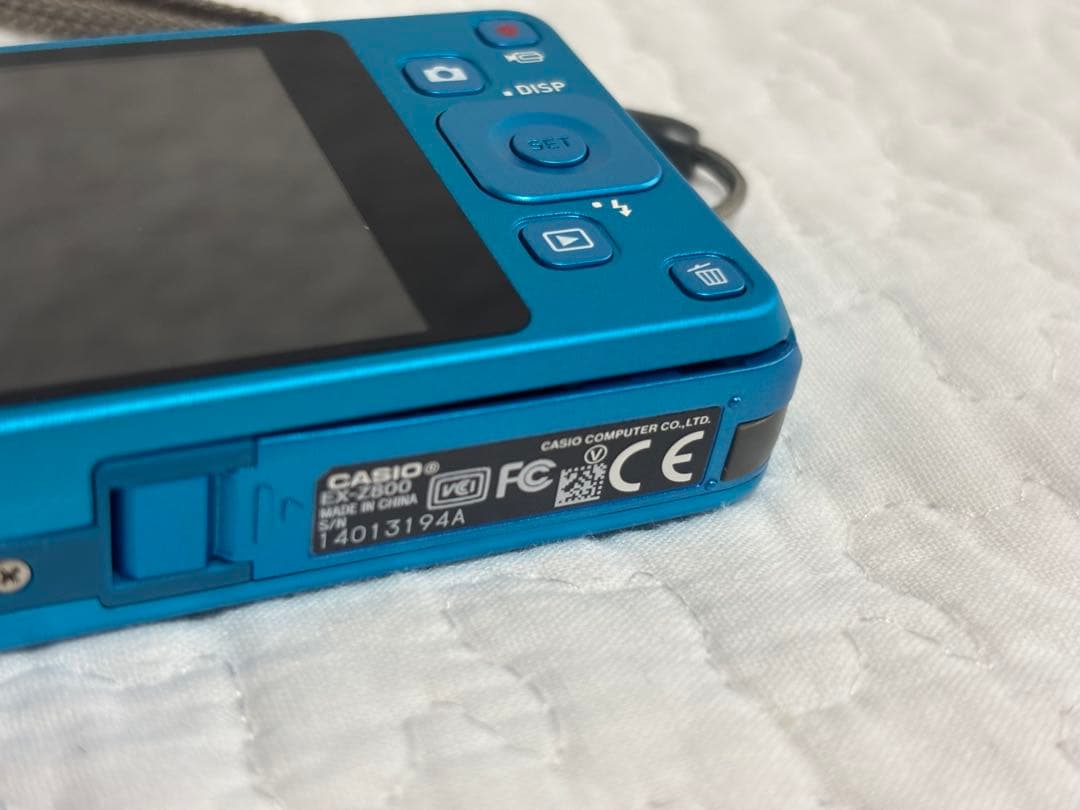 CASIO Exilim 青色 コンパクトデジタルカメラ