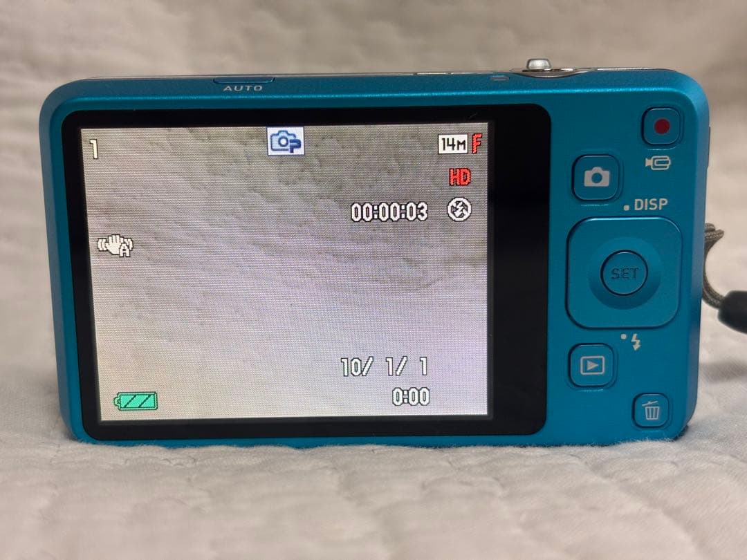 CASIO Exilim 青色 コンパクトデジタルカメラ