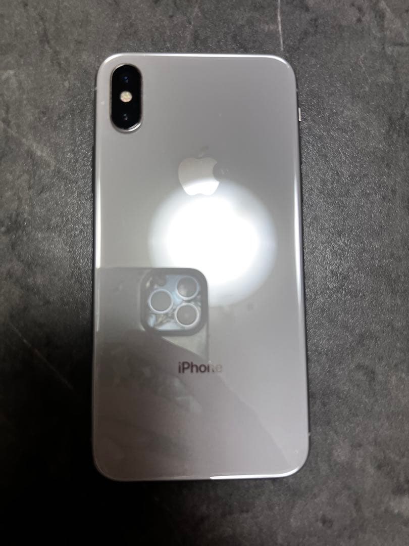 Apple iPhone X シルバー 64GB 動作確認済み 値段交渉有