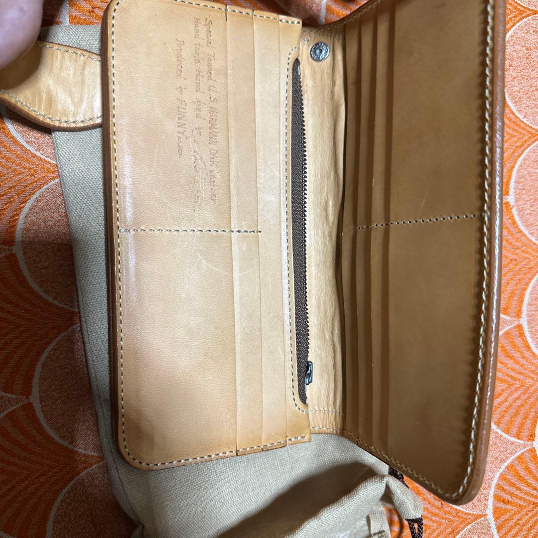 特注品　FUNNY カウボーイ　カービング　ウォレット　当時品
