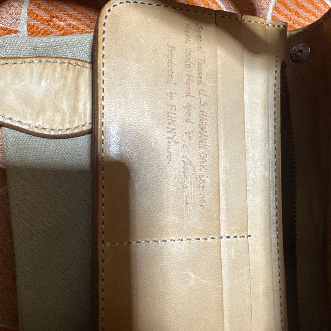 特注品　FUNNY カウボーイ　カービング　ウォレット　当時品