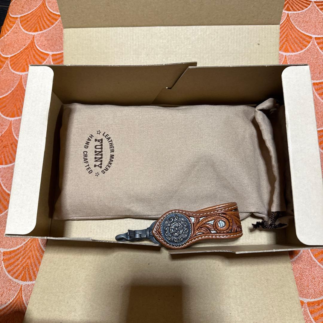 特注品　FUNNY カウボーイ　カービング　ウォレット　当時品