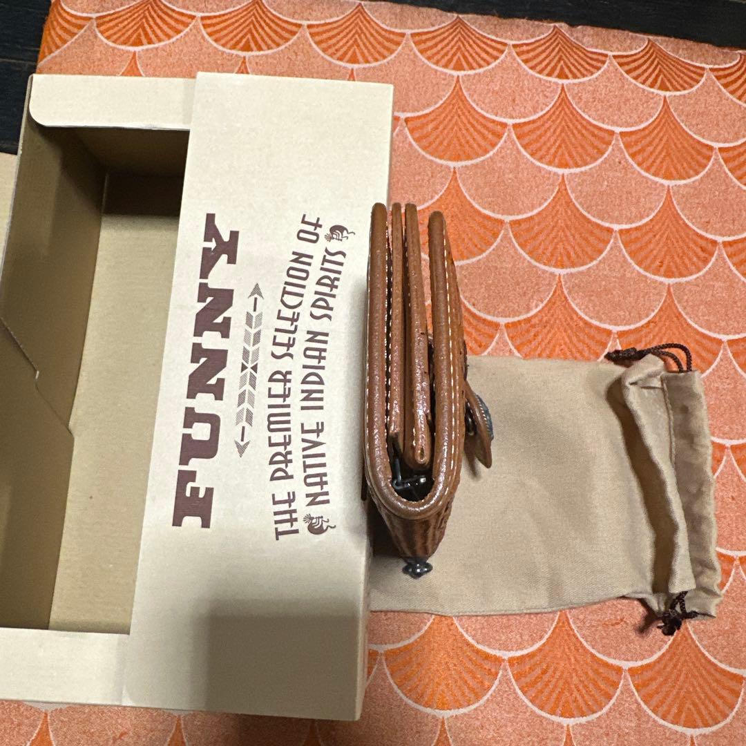 特注品　FUNNY カウボーイ　カービング　ウォレット　当時品