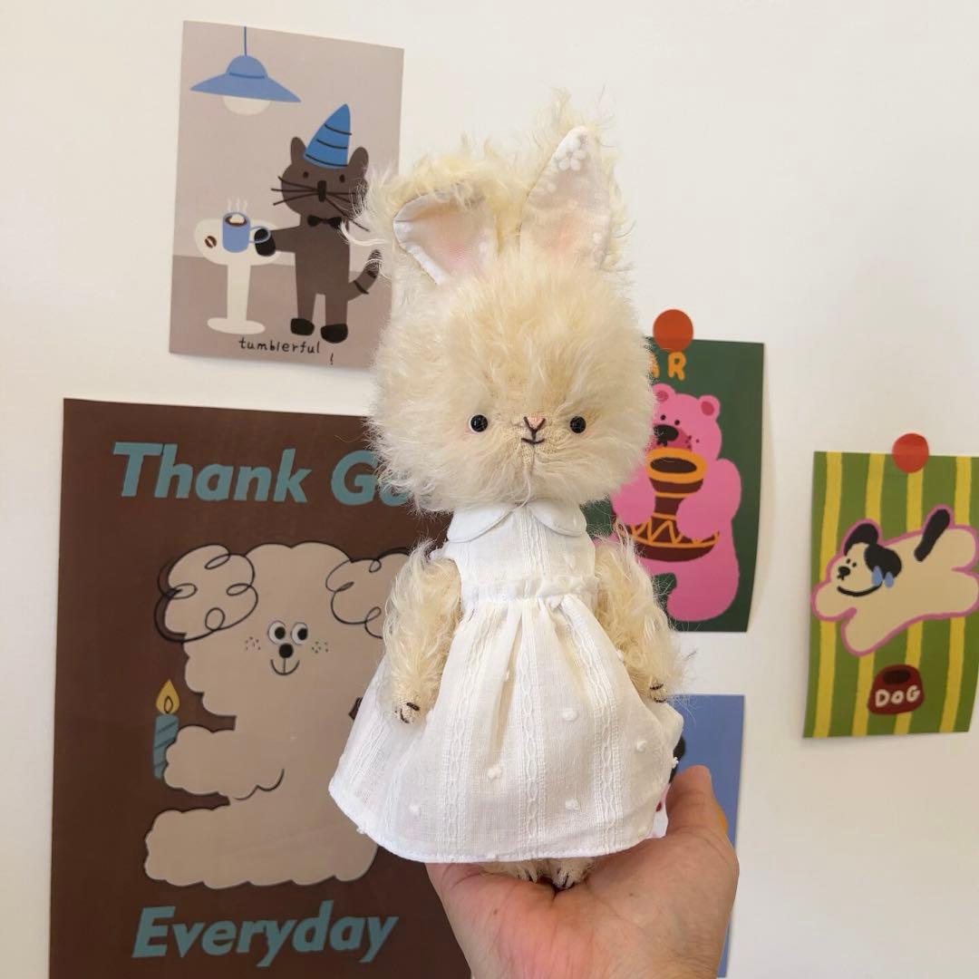 いい子ちゃんうさぎ アーティストベア 海外作家様 ハンドメイド テディバニー